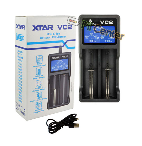 XTAR VC2 USB LCD Lİ-İON BATTERY CHARGER